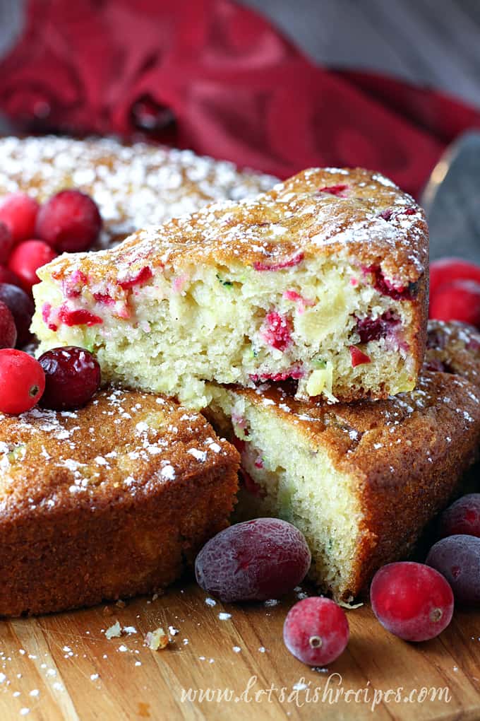 Cranberry Pineapple Zucchini Cake