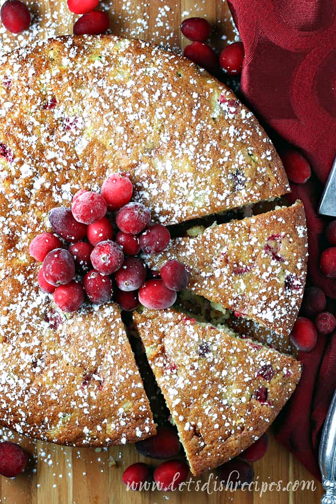 Cranberry Pineapple Zucchini Cake