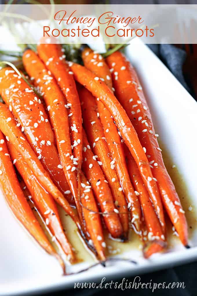 Honey Ginger Roasted Carrots