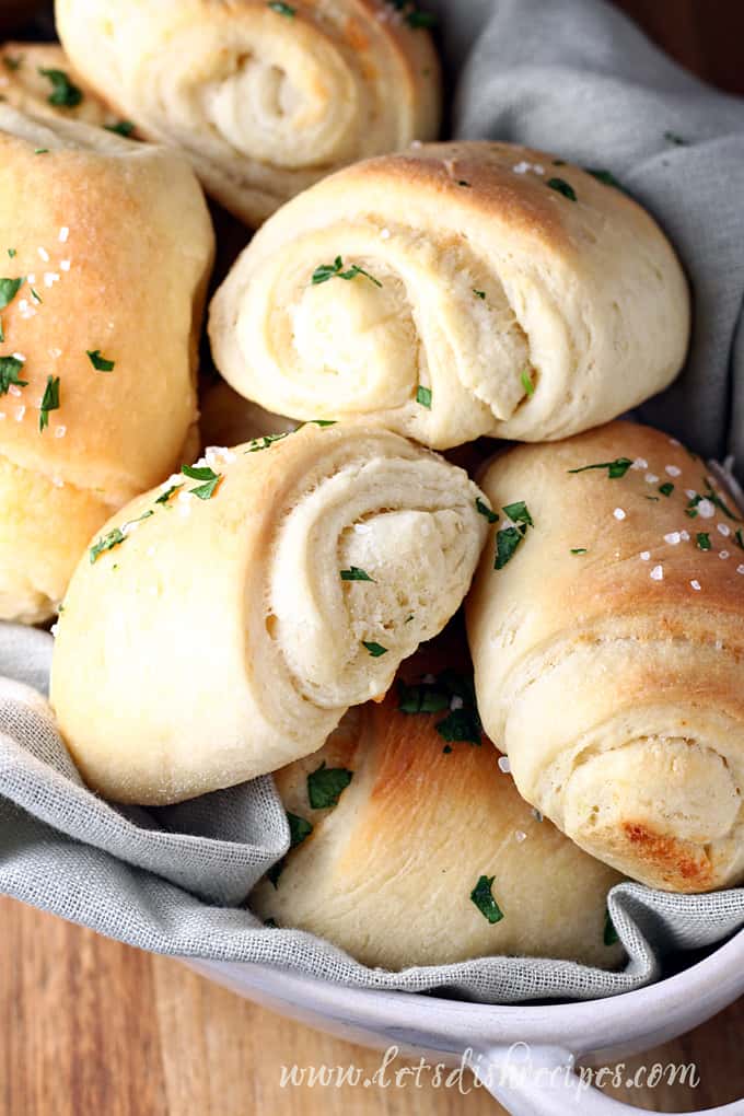 Parmesan Truffle Butter Dinner Rolls