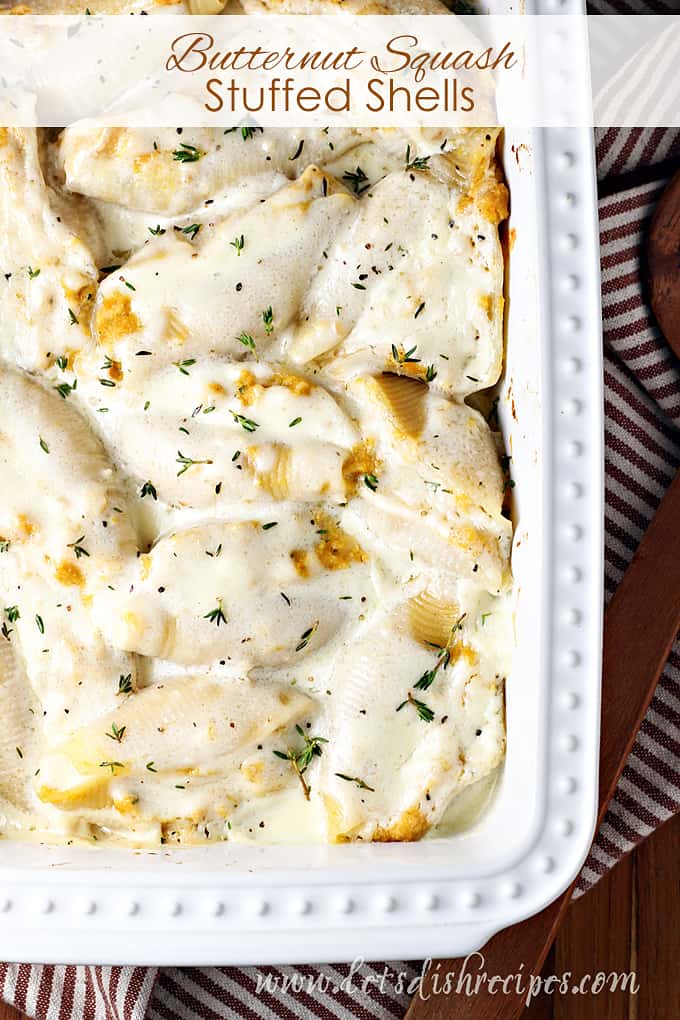 Butternut Squash Stuffed Shells