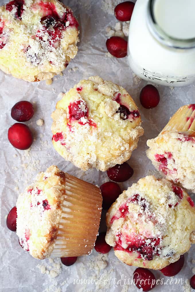 Cranberry Cream Cheese Muffins