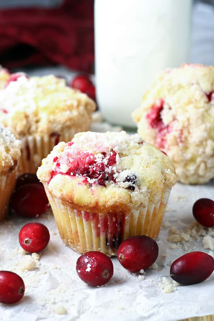 Cranberry Cream Cheese Muffins