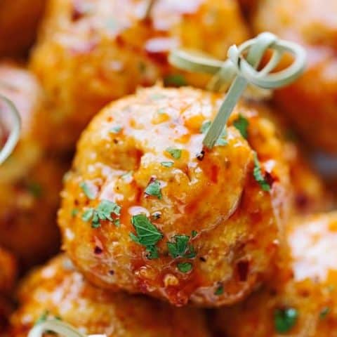 Firecracker Chicken Meatballs 2