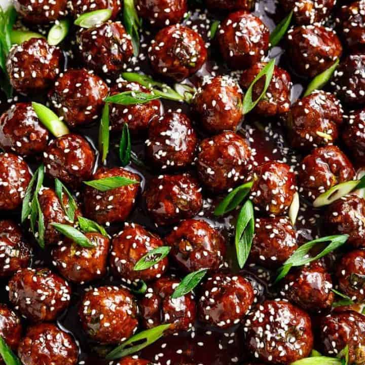 Mongolian Glazed Meatballs Appetizers 3