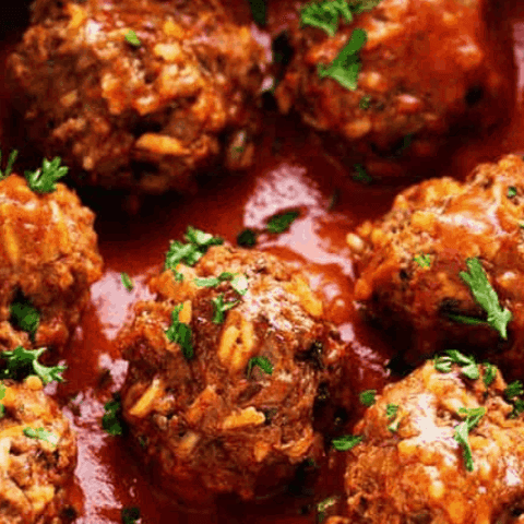 PORCUPINE MEATBALLS