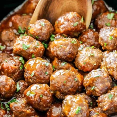 Slow Cooker Honey Buffalo Meatballs 7