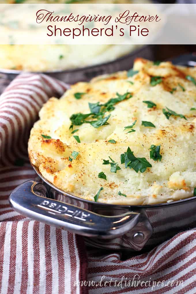 Thanksgiving Leftover Shepherd's Pie