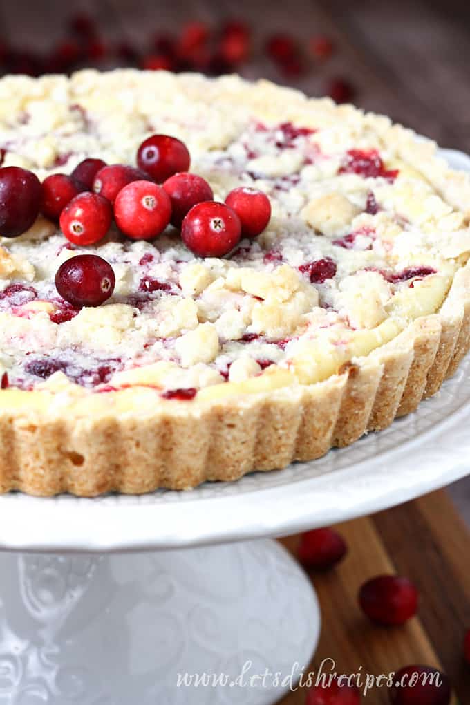 Cranberry Cheesecake Tart