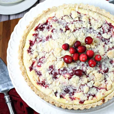 Cranberry Cream Cheese Tart feature