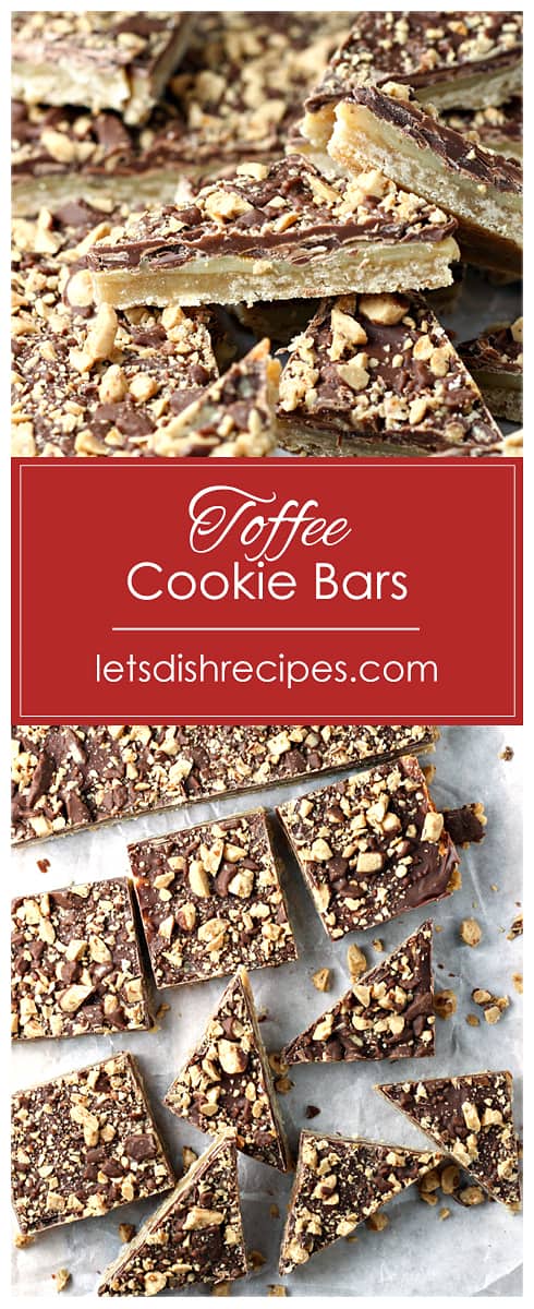 Easy Toffee Cookie Bars