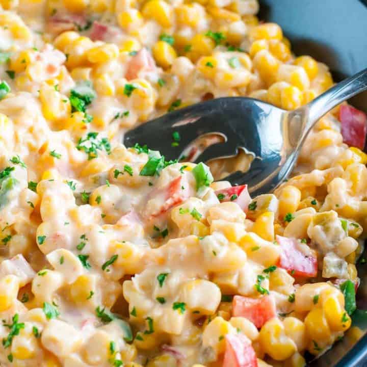 Spicy Southern Hot Corn recipe dip side dish 2037