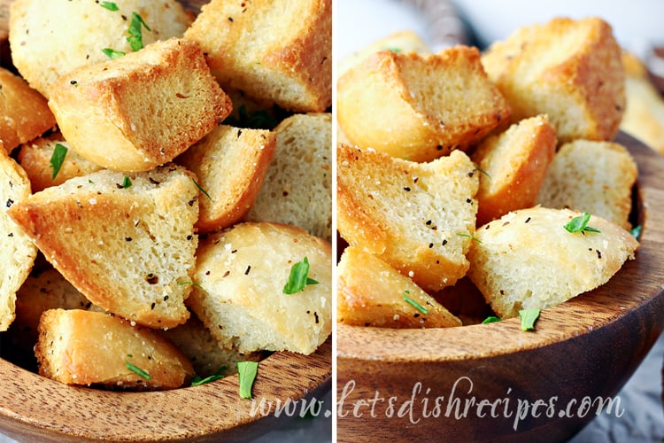 Buttery Air Fryer Croutons