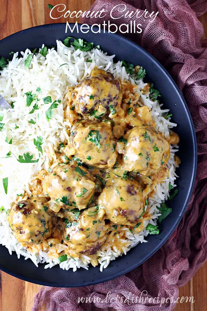 Coconut Curry Meatballs