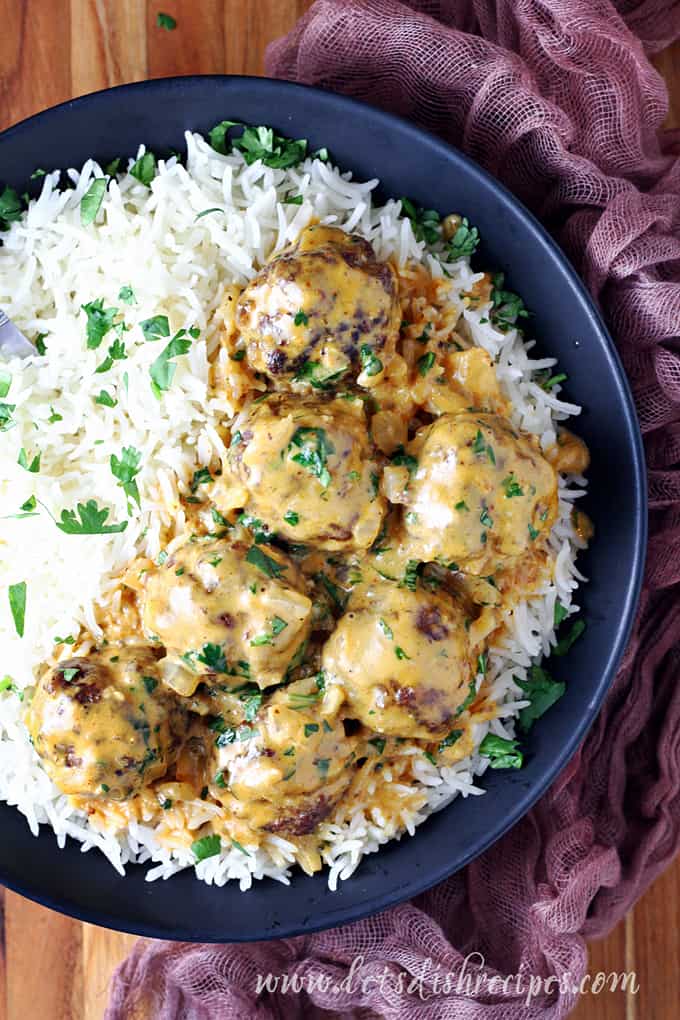 Coconut Curry Meatballs