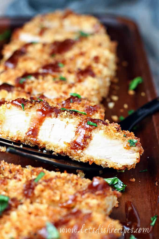 Crispy Baked Tonkatsu (Breaded Pork Cutlets)