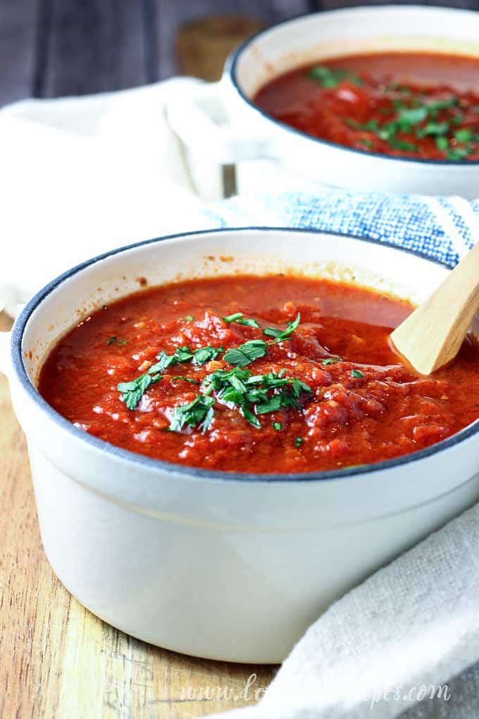 Quick Homemade Marinara Sauce