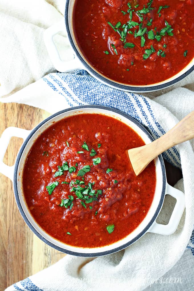 Quick Homemade Marinara Sauce