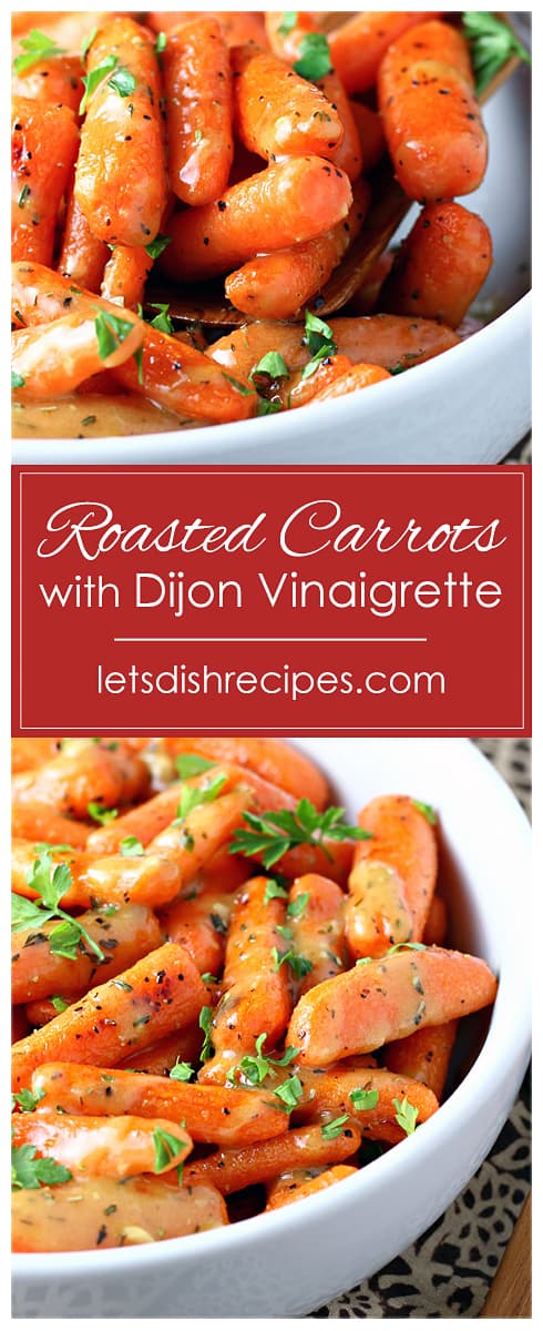 Roasted Carrots with Dijon Vinaigrette