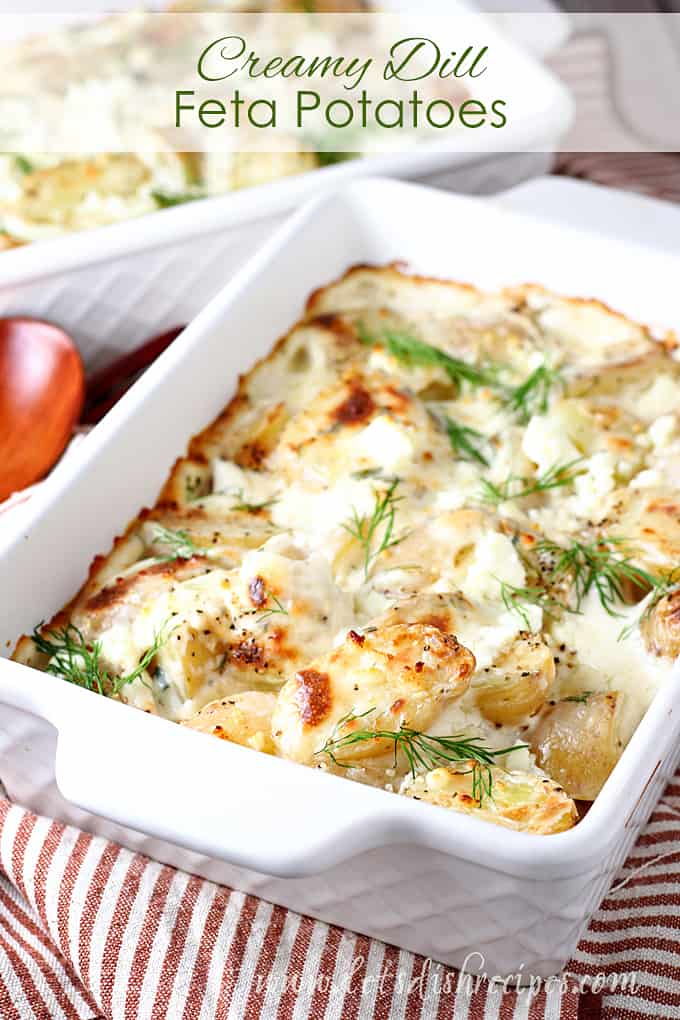 Creamy Dill Feta Potatoes