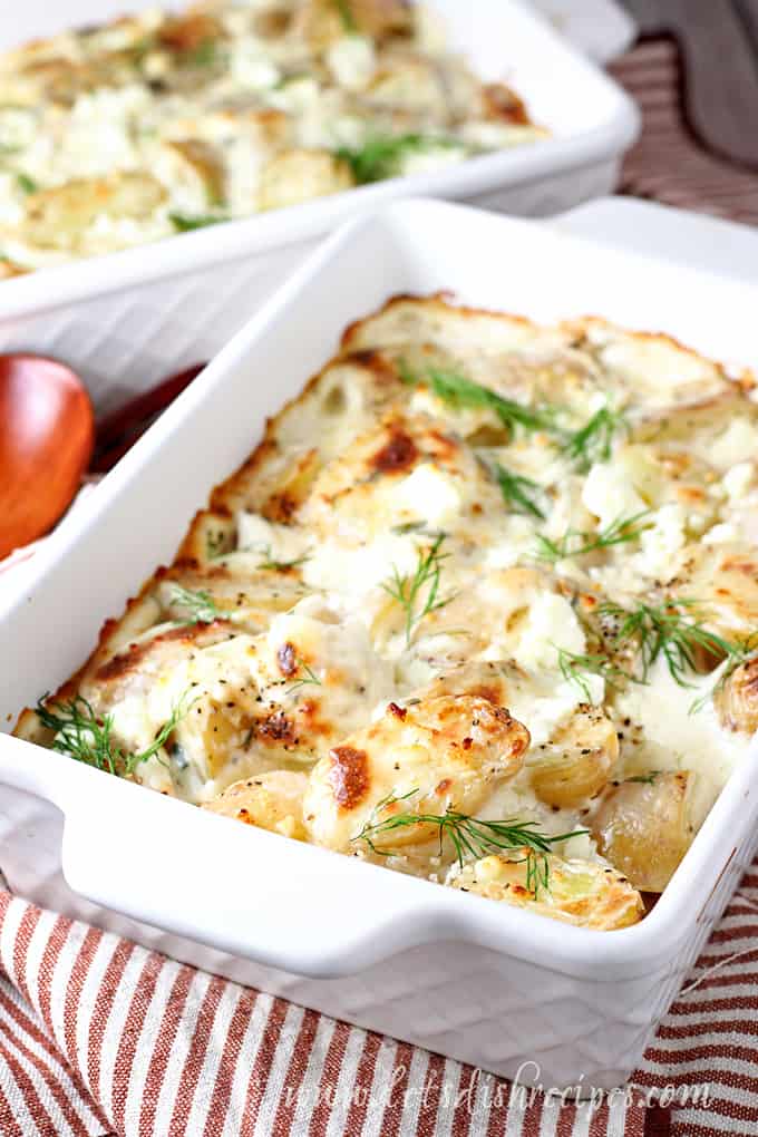 Creamy Dill Feta Potatoes