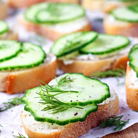 Cucumber Dill Crostini feature