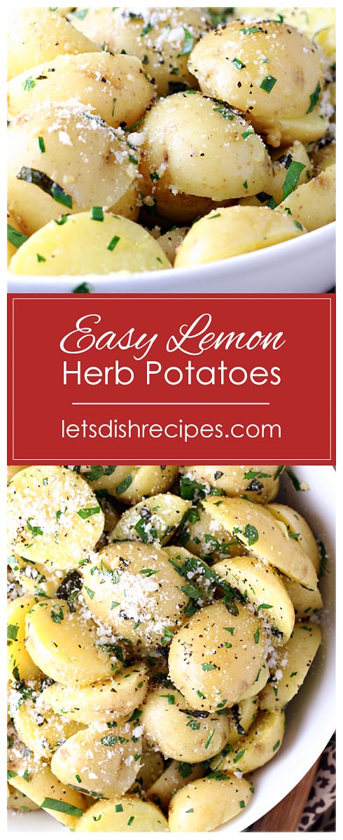 Easy Lemon Herb Potatoes