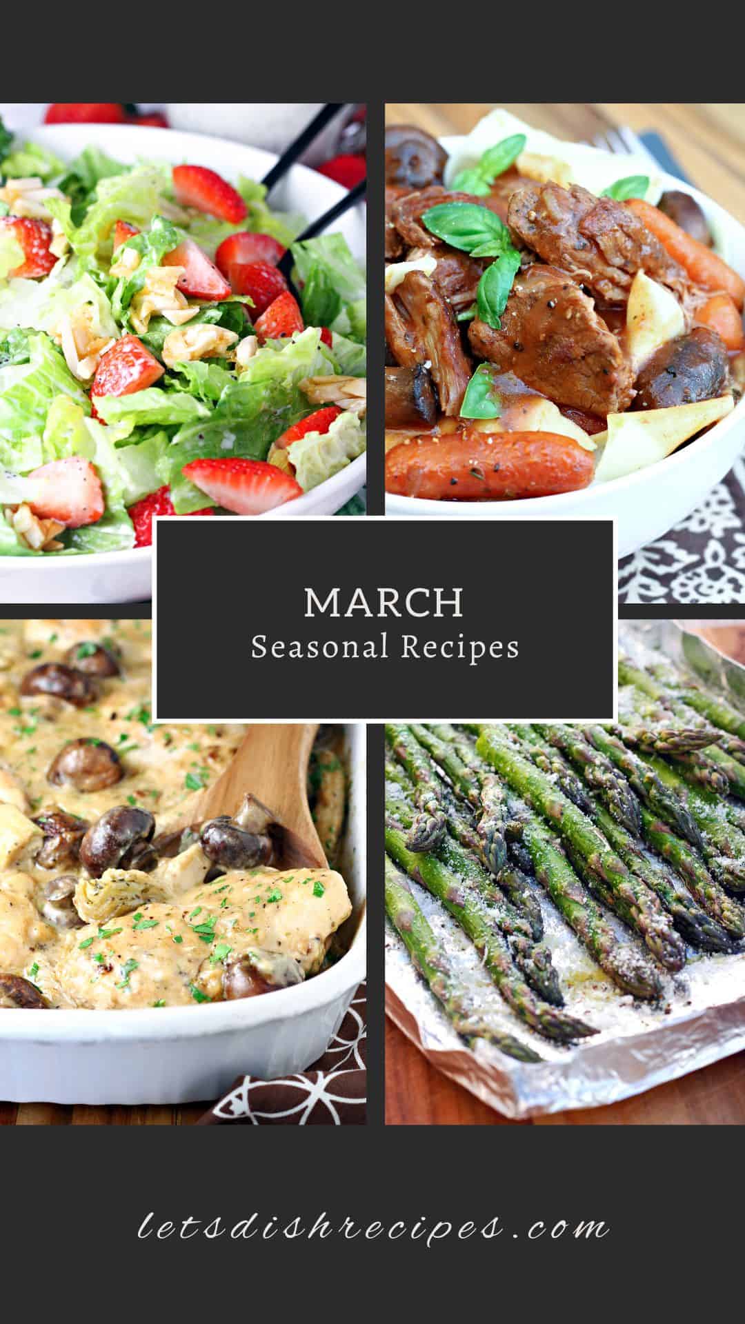 In Season Recipes: March