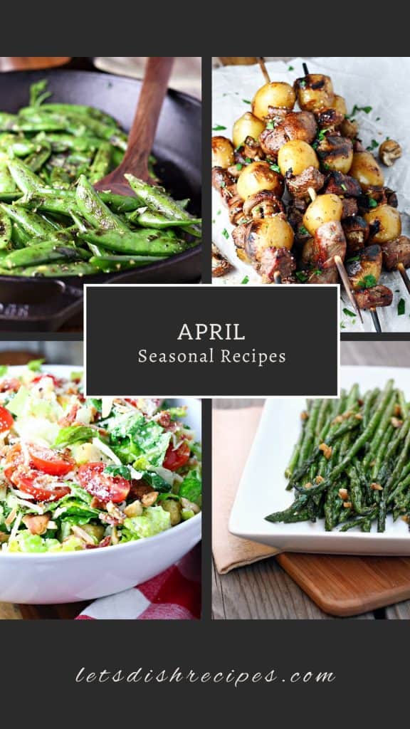 April Seasonal Recipes Collage 2 1