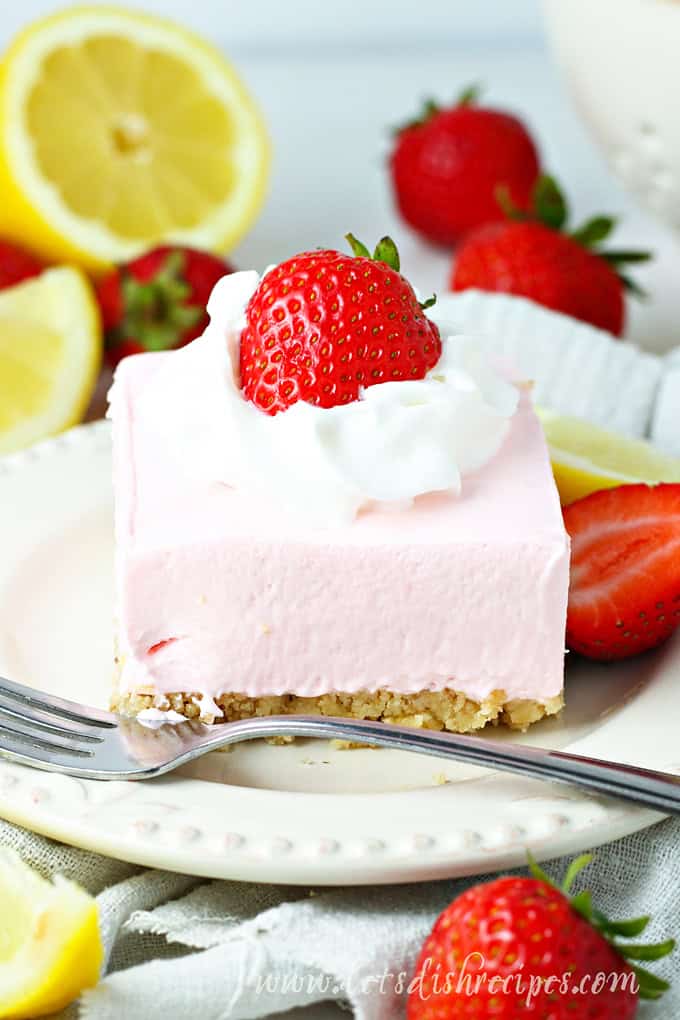 No-Bake Pink Lemonade Bars