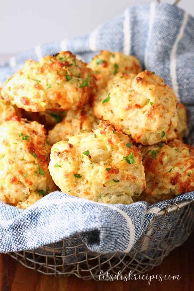 Cheddar Bay Zucchini Biscuits