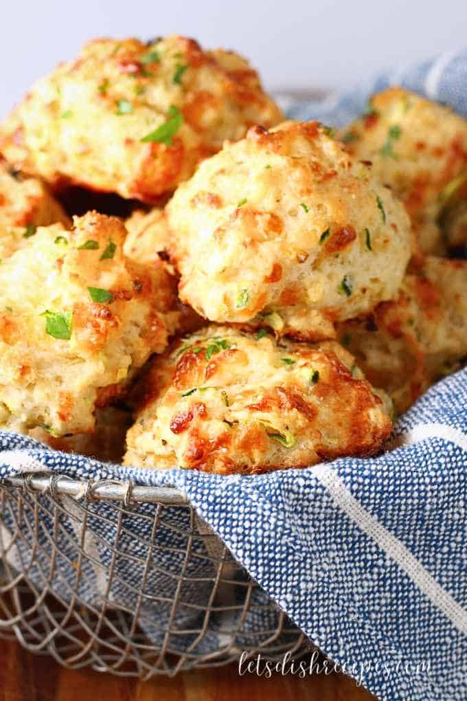 Cheddar Bay Zucchini Biscuits