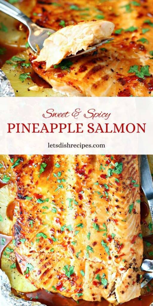 Sweet and Spicy Pineapple Salmon