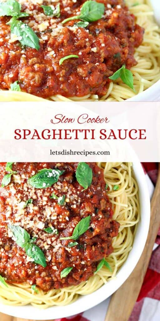 Slow Cooker Spaghetti Sauce