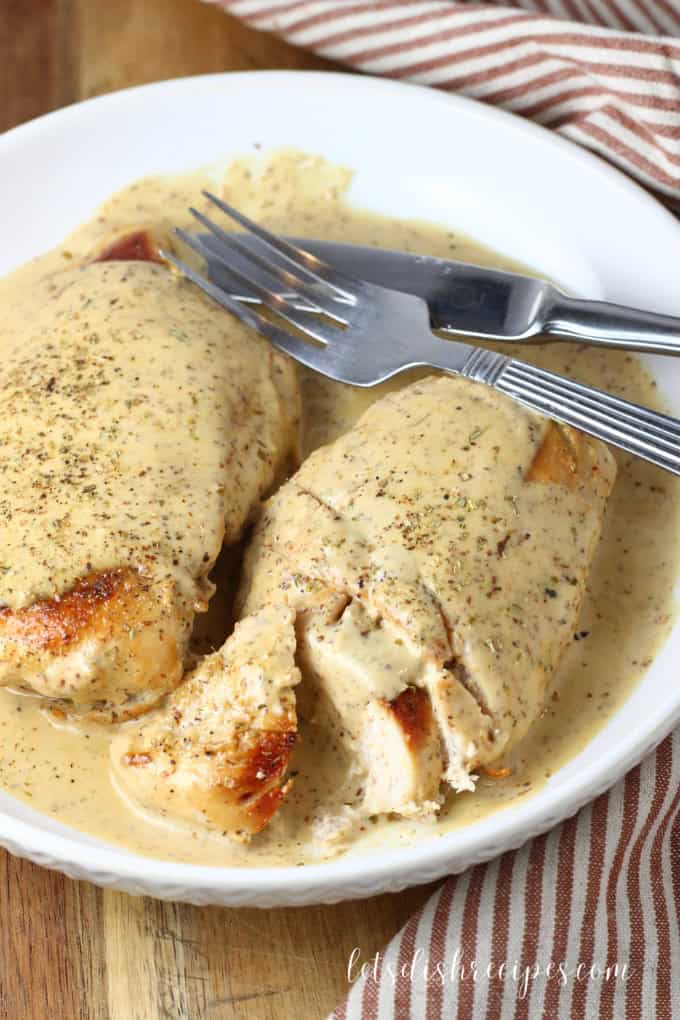 Chicken with Mustard Cream Sauce